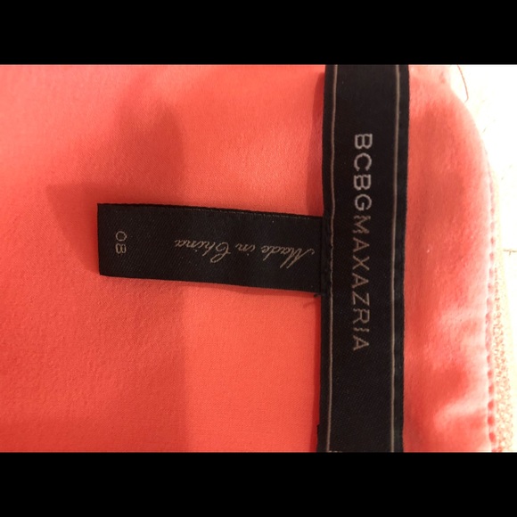 BCBG dress peach size 8 - Picture 4 of 4